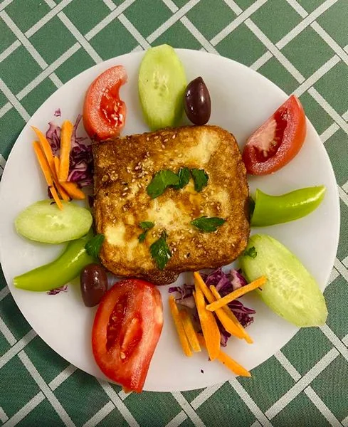 Greek dish at Yiannis Home Cooking, Rhodes Old Town